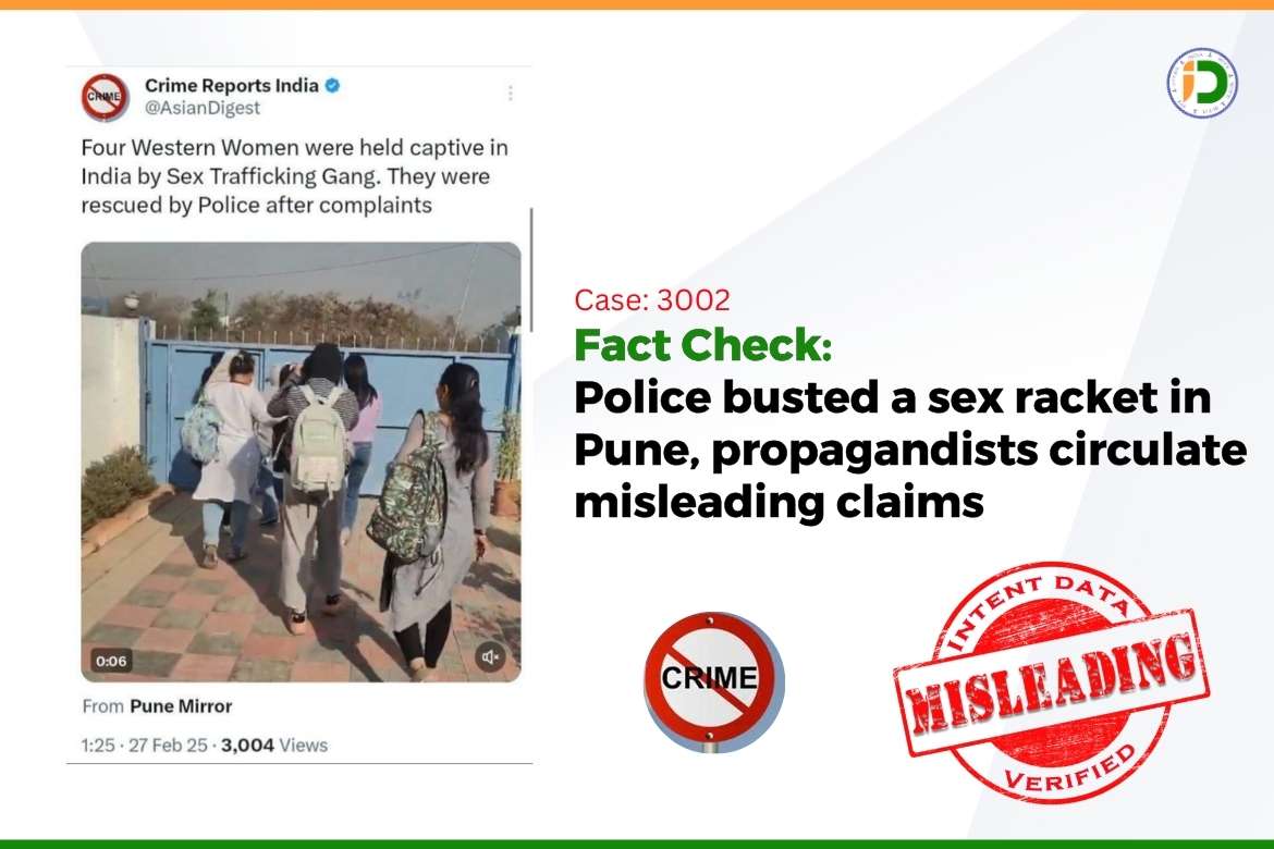 Fact Check Police Busted A Sex Racket In Pune Propagandists Circulate