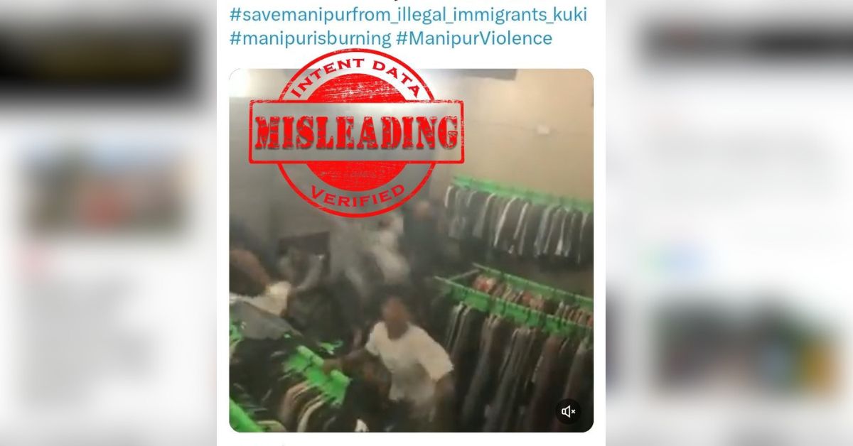 Viral Video of Crowd Looting Clothes Is From Philippines, Not From Manipur