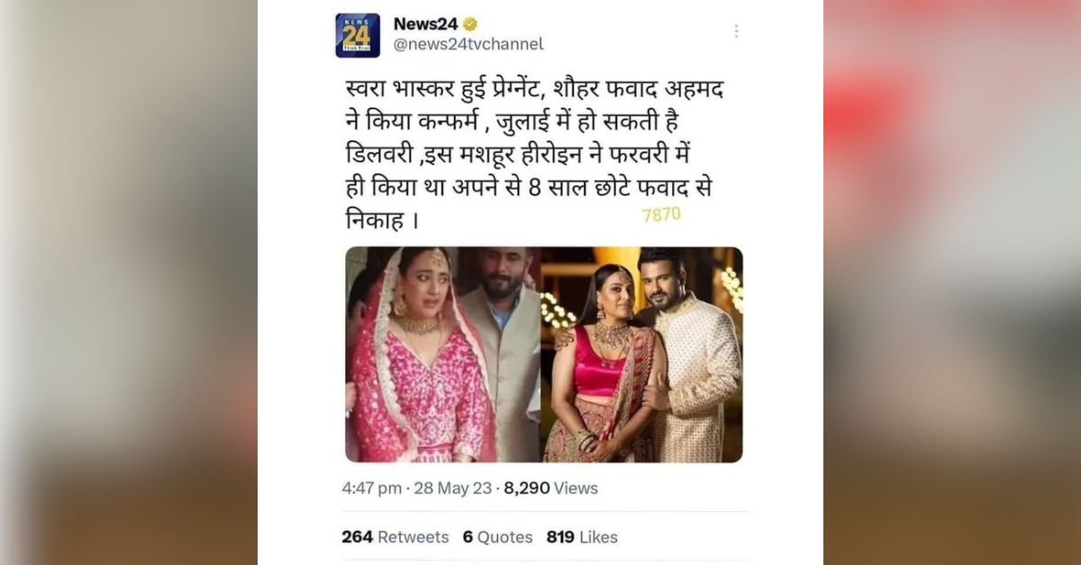 Unmasking Deception: False Claims and Edited Screenshots Targeting Swara Bhaskar