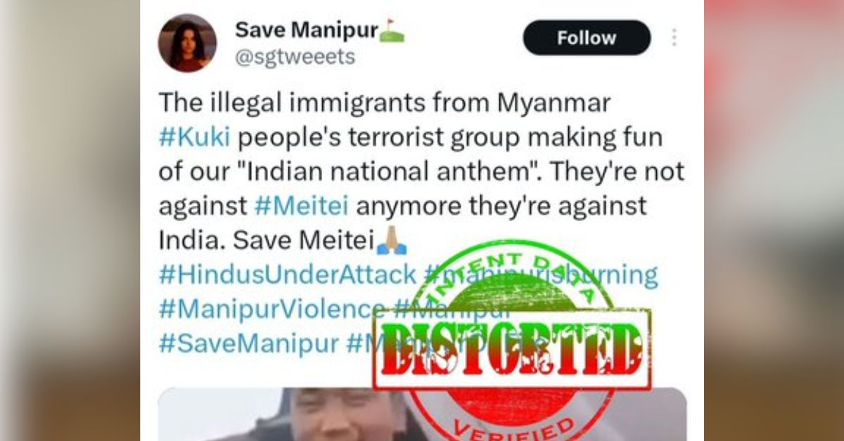 Unmasking The Truth- Illegal Kuki Millitant from Myanmaar Making Fun Of India’s National Anthem