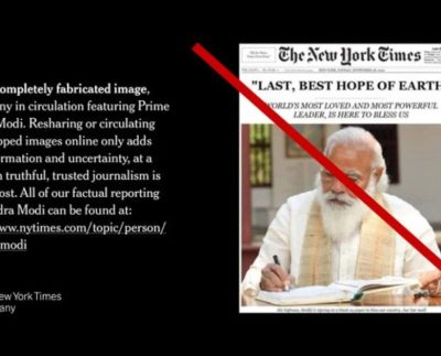 Discover the truth behind the fabricated NYT screenshot featuring Indian PM Narendra Modi. Uncover the misleading tweets, fact-checking efforts by D-Intent, and the true intent behind the incident. Stay informed and learn how misinformation can influence public perception.