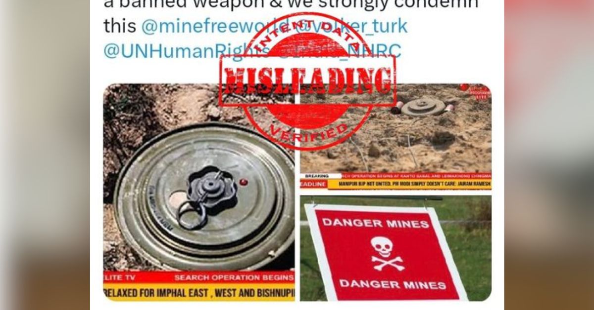 Manipur Landmine Incident: Misleading Images Circulate, Targeting a Community
