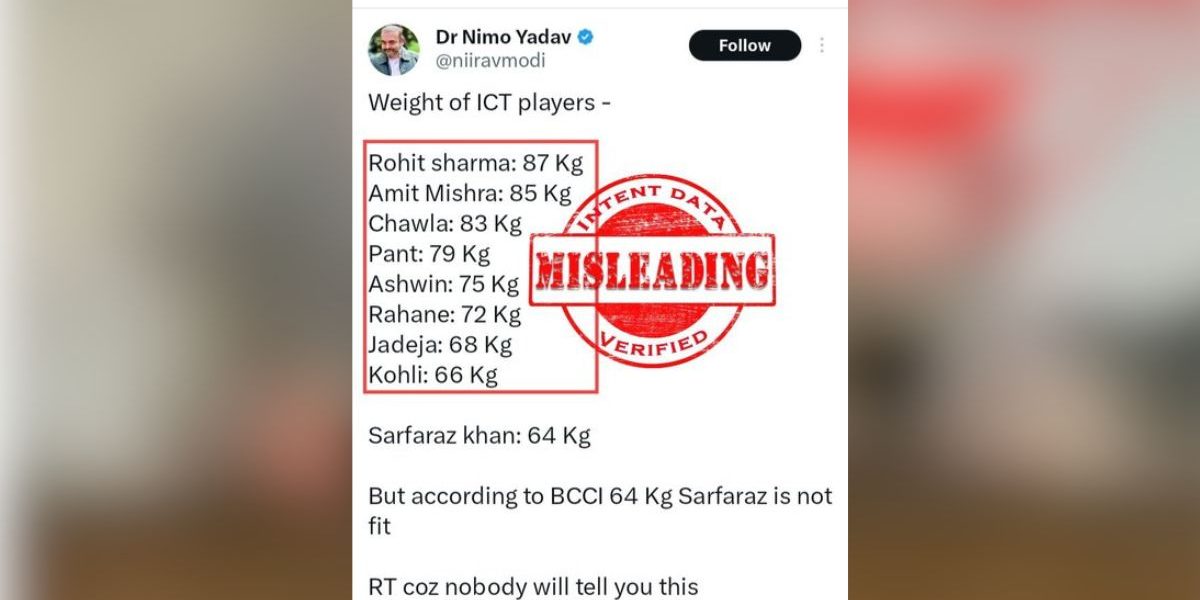 Misinformation Targets Sarfaraz Khan Exclusion from Indian Cricket Team: Setting the Record Straight