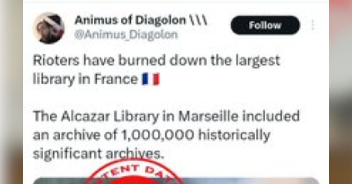 Fact-Checking Viral Tweets: Debunking Misinformation About the Alcazar Library Fire