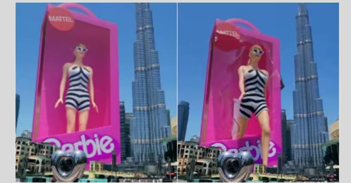 Viral Video Claims to Show 3D Barbie Ad in Front of Burj Khalifa – True or False?