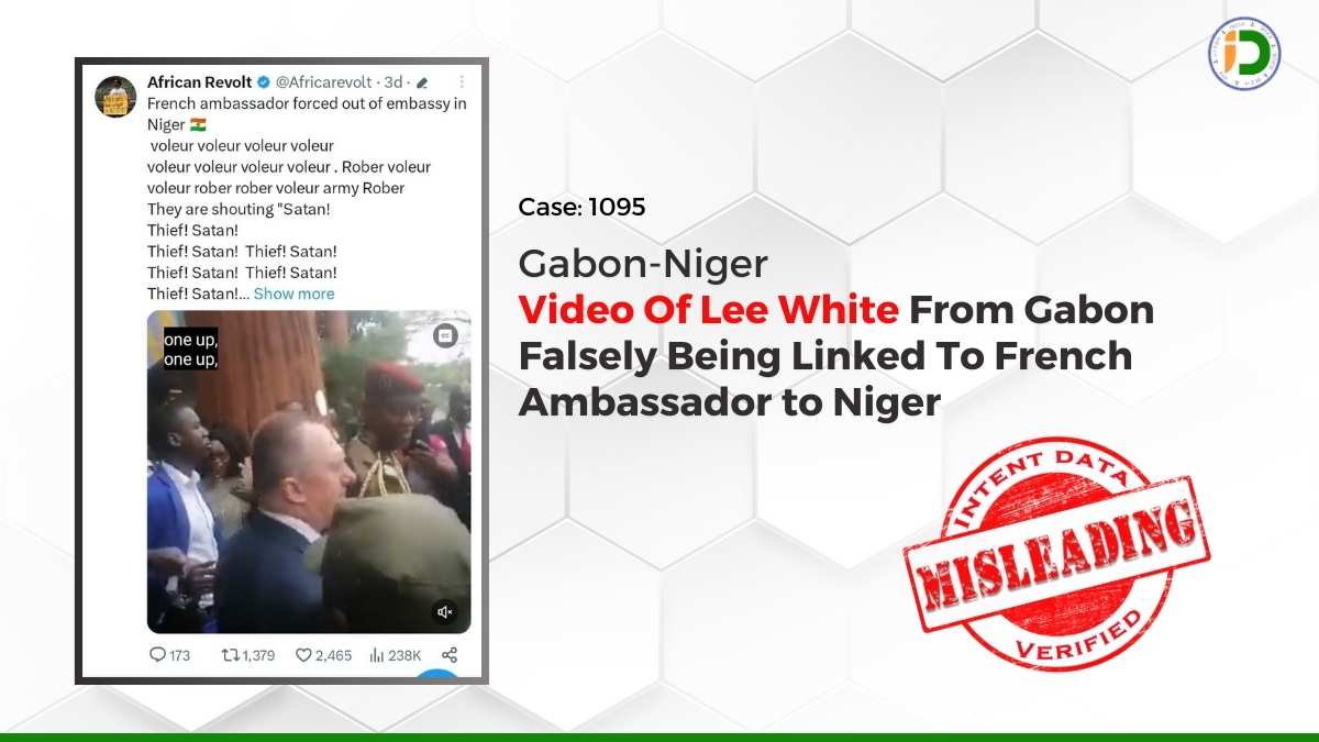 Gabon-Niger—Video of Lee White from Gabon Falsely Being Linked to French Ambassador to Niger