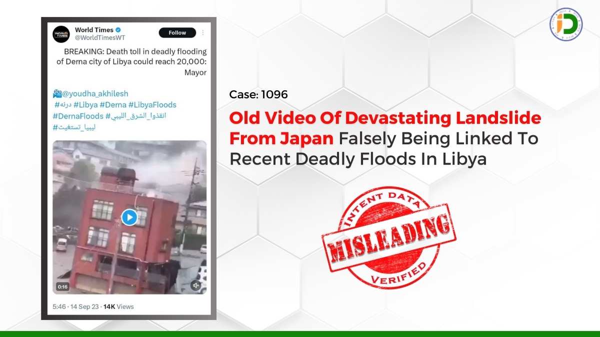 Old Video Of Devastating Landslide From Japan Falsely Being Linked To Recent Deadly Floods In Libya: Fact-Check