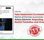 1114 Fake Statement Adam Gilchrist