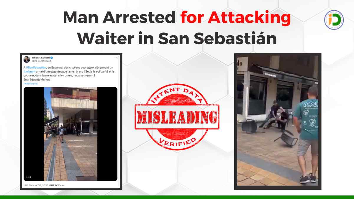 Fact Check: Man Arrested for Attacking Waiter in San Sebastián – False Claims of Migrant Involvement