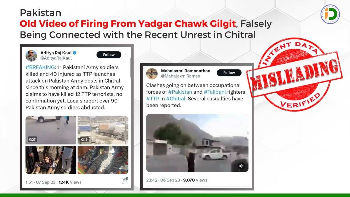 Pakistan — Old Video of Firing From Yadgar Chawk Gilgit, Falsely Being Connected with the Recent Unrest in Chitral