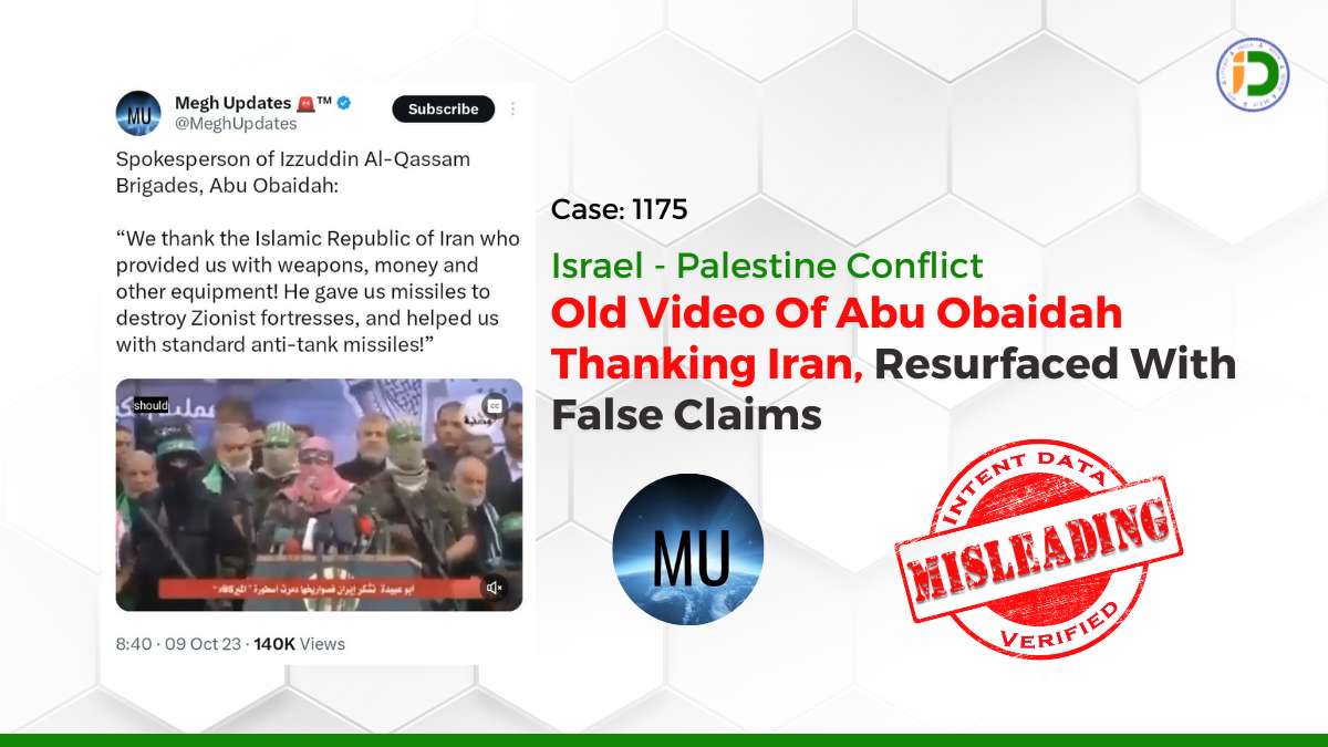 Israel-Palestine: Old Video Of Hamas Spokesperson Thanking Iran Falsely Linked To Recent Conflict: Fact-Check