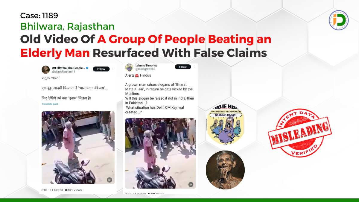 Bhilwara, Rajasthan — Old Video Of A Group Of People Beating an Elderly Man Resurfaced With False Claims: Fact-Check