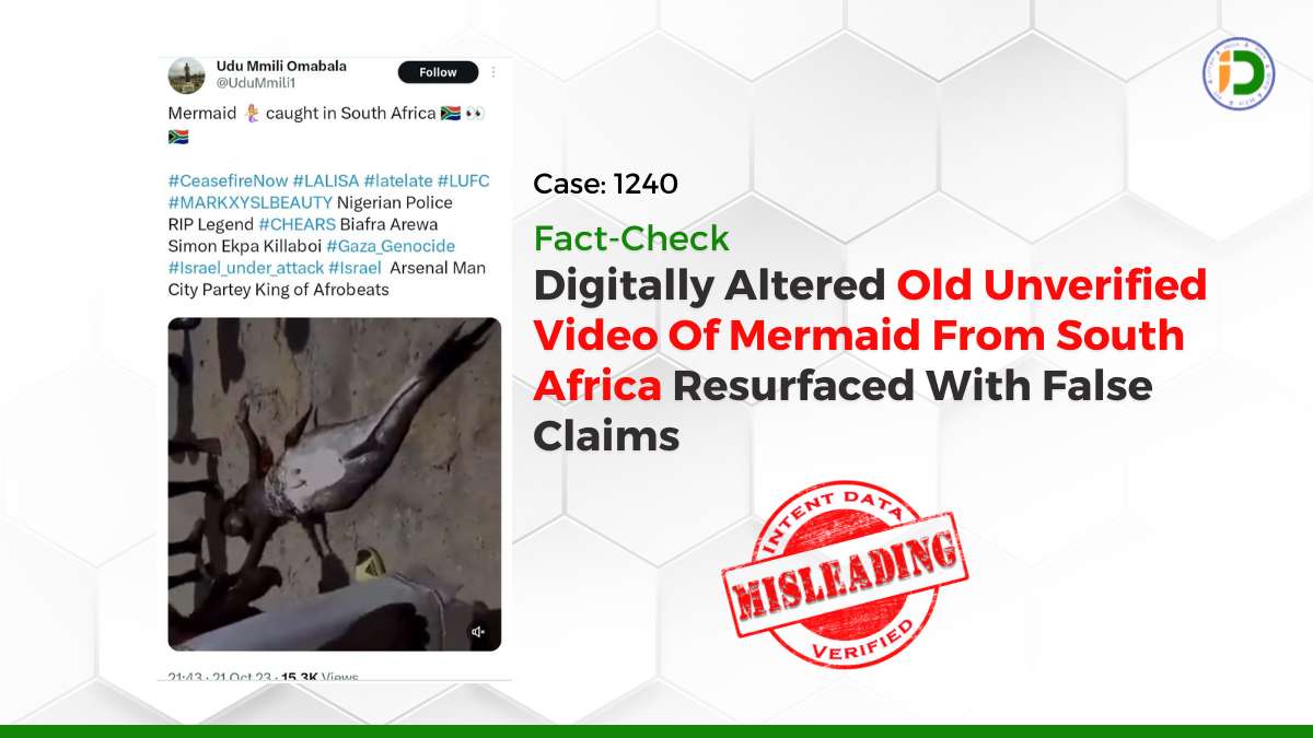 Old unverified video of mermaid from South Africa resurfaced
