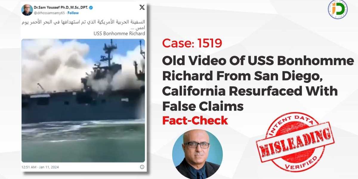 Old Video Of USS Bonhomme Richard From San Diego, California Resurfaced With False Claims